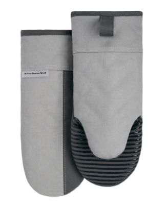 KitchenAid Beacon 2-Pc. Oven Mitt Set - Cool Grey/contour Silver, 2 piece set