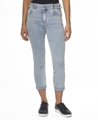 junior denim capris