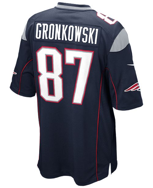 Nike Men S Rob Gronkowski New England Patriots Game Jersey Reviews Sports Fan Shop By Lids Men Macy S