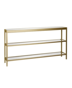 Shop Hudson & Canal Alexis Console Table In Gold-tone