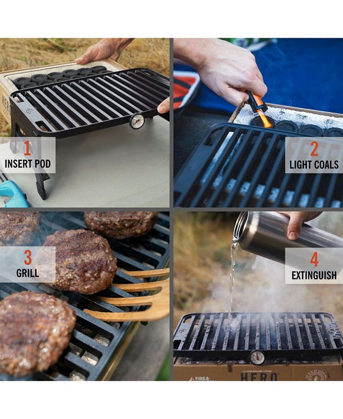 Fire & Flavor Fire Flavor FFG1 Hero Grill Kit Macy's