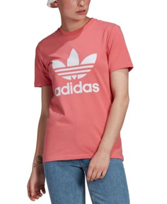 womens pink adidas t shirt