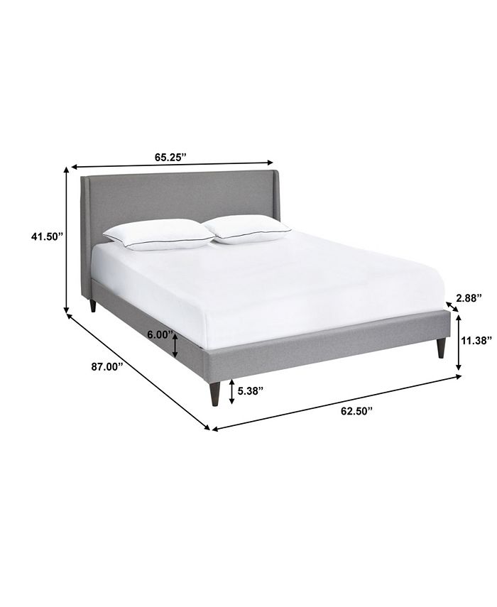 Homefare Wing Nightstand and Headboard Combo, Queen Macy's