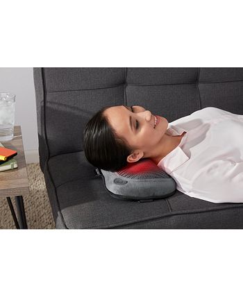 HoMedics Cordless Shiatsu Massage Pillow with Heat Portable, heated  deep-kneading massager at Crutchfield