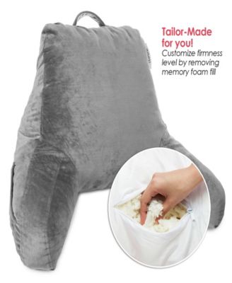 Shredded Memory Foam Reading Backrest Pillow, Medium