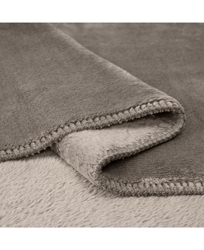 UGG® Whitecap Plush Flannel Throw, 50" x 70" Macy's