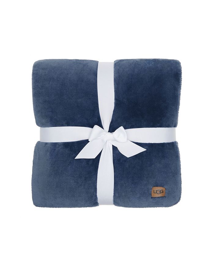 UGG® Whitecap Plush Flannel Oversized Throw Blanket, 70" x 50