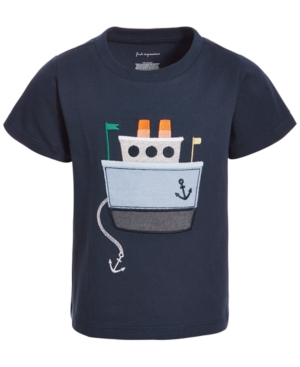First Impressions Baby Boys Chambray Boat Cotton T-Shirt Created for Macy's