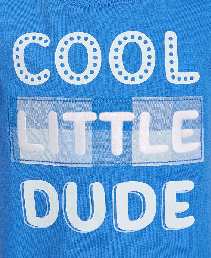 First Impressions Baby Boys Cool Little Dude Cotton TShirt, Created