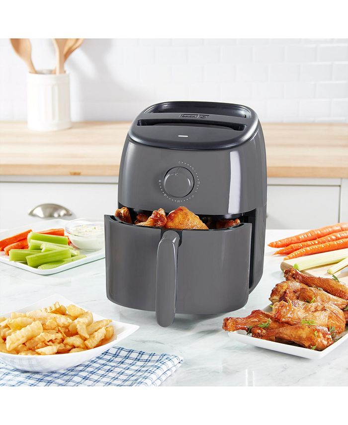 DASH Tasti-Crisp™ Family Size Electric Air Fryer Cooker with 6 Qt, Black