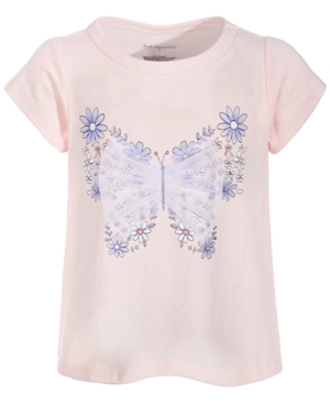 First Impressions Baby Girls Cotton Butterfly T-Shirt Created for Macy's