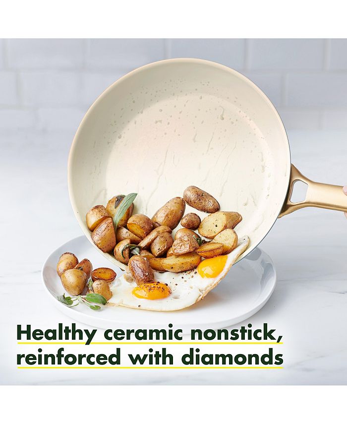 GreenPan Padova Reserve Ceramic Nonstick Cookware Set, 10 Piece Macy's