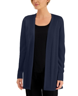 Jm Collection Open-Front Cardigan Created for Macy's