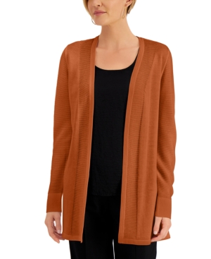 Jm Collection Open-Front Cardigan Created for Macy's