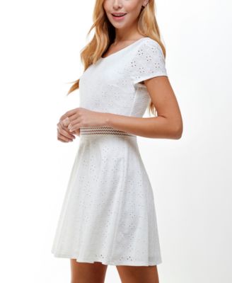 juniors eyelet dress