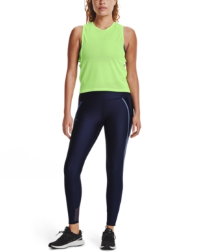 Under Armour Women's HeatGear Shine Mesh Full Length Leggings