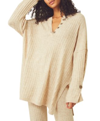 Free People - Around The Clock Ribbed-Knit Sweater