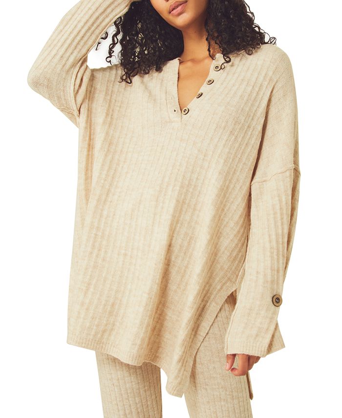 Free people ribbed sweater hotsell