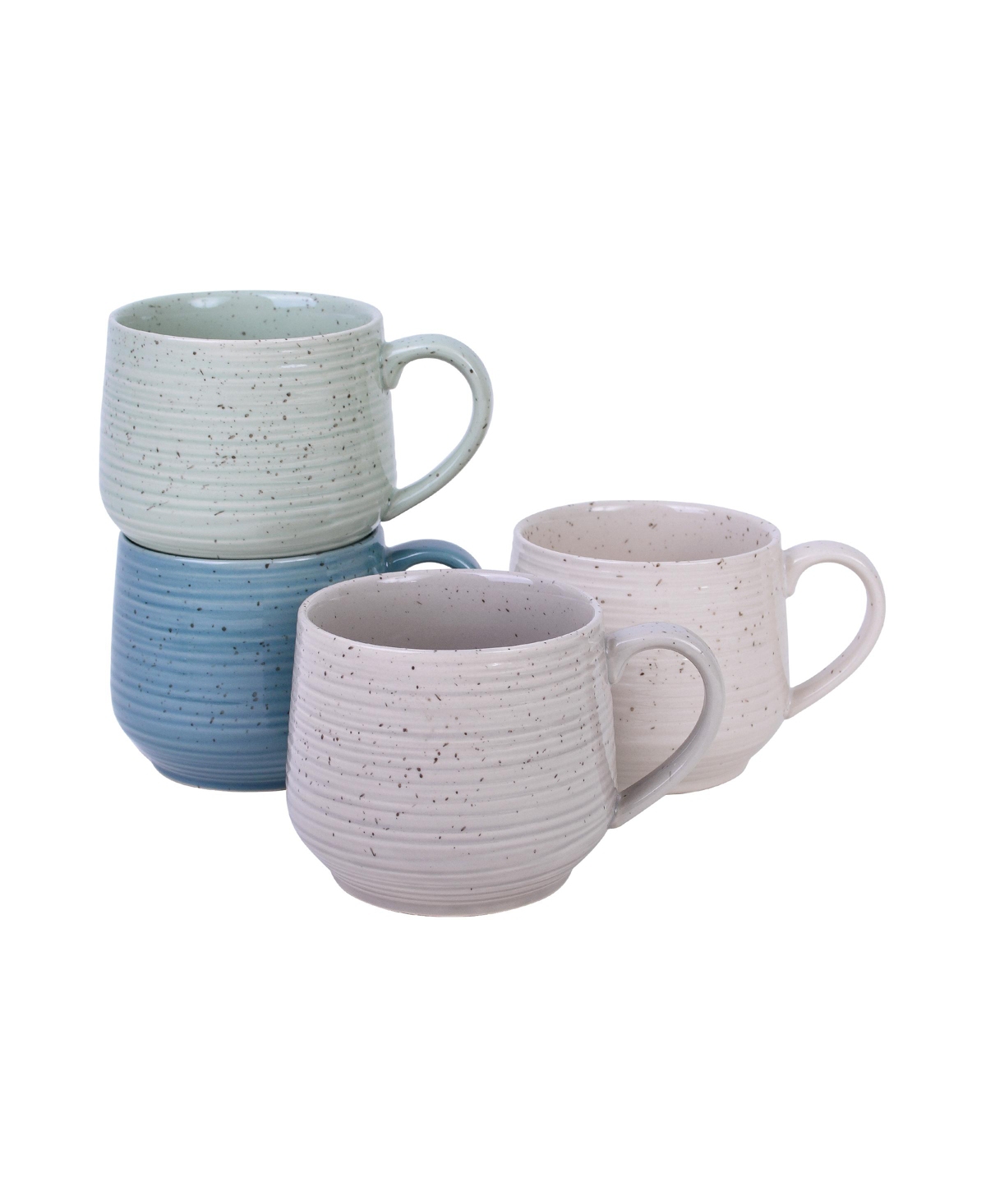 Siterra Mugs, Set of 4 - Multi