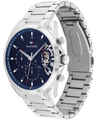 Men's Chronograph Stainless Steel Bracelet Watch 44mm