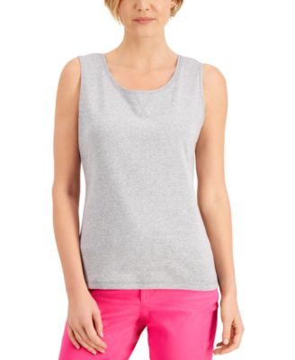 Karen Scott - Cotton Scoop-Neck Tank Top, Created for Macy's