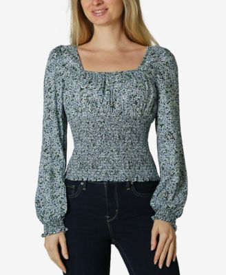 Polly & Esther - Juniors' Smocked Milkmaid Top