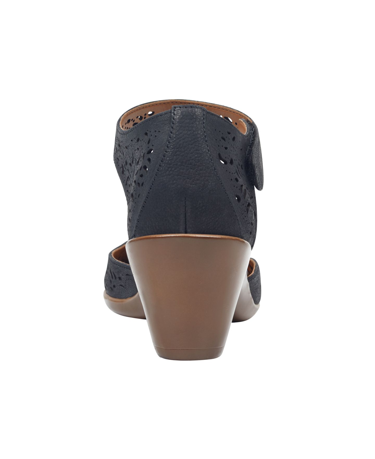 Женские туфли Easy Spirit Cindie Two-Piece Mary Jane Pumps, цвет: Чёрный кожаный — фото 3