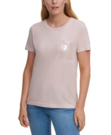 Sequin-Pocket T-Shirt