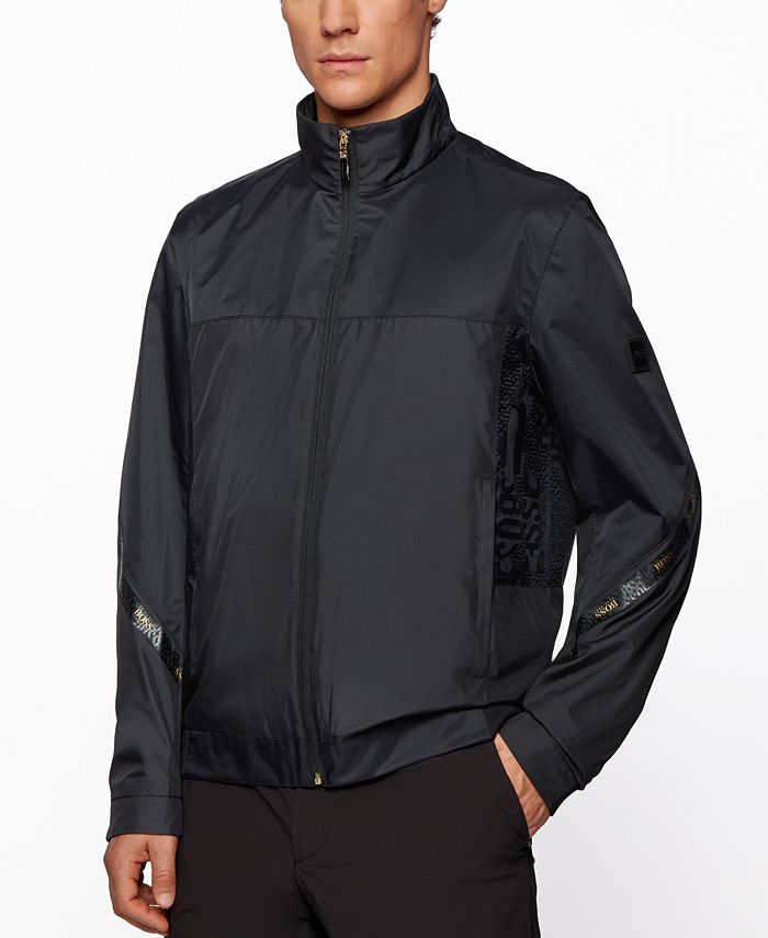 Hugo boss jacket white clearance