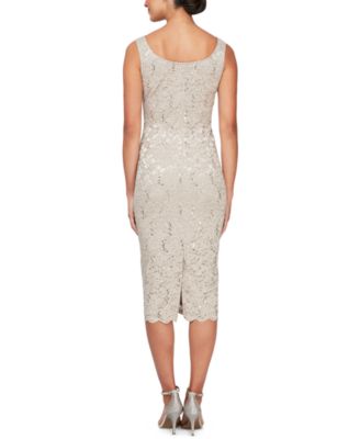 2-Pc. Lace Jacket & Midi Dress Set