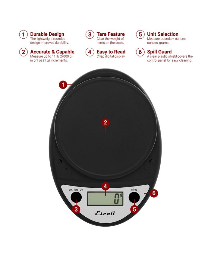 Escali Corp Primo Digital Scale, 11lb Macy's