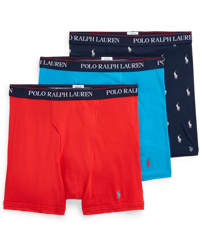 Polo Ralph Lauren Men's 3-Pk. Boxer Briefs & Reviews - Underwear ...