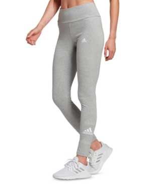 adidas Women's Essentials Stacked Logo High-Rise Full Length Leggings