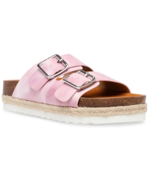 Dv Dolce Vita Carther Espadrille Footbed Sandals Women's Shoes In Mauve Tie Dye