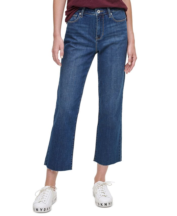 DKNY Jeans Cropped Straight-Leg Pants & Reviews - Jeans - Women - Macy's