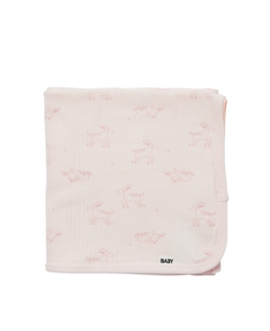 Baby Girl Organic Newborn Blanket
