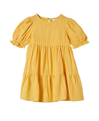 COTTON ON Little Girls Joy Short Sleeve Dress - Macy's