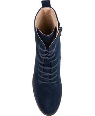 Women's Vienna Lace Up Stacked Heel Booties