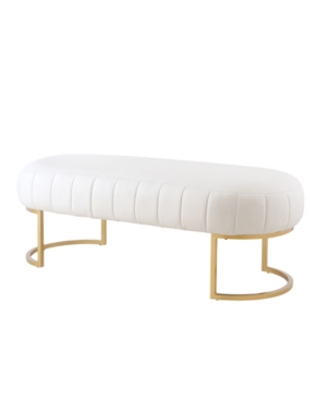 NICOLE MILLER FLAVIA UPHOLSTERED BENCH