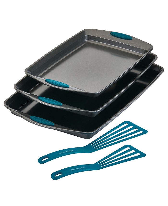 Rachael Ray Baking Sheets without Grips, 2-Piece, Marine Blue