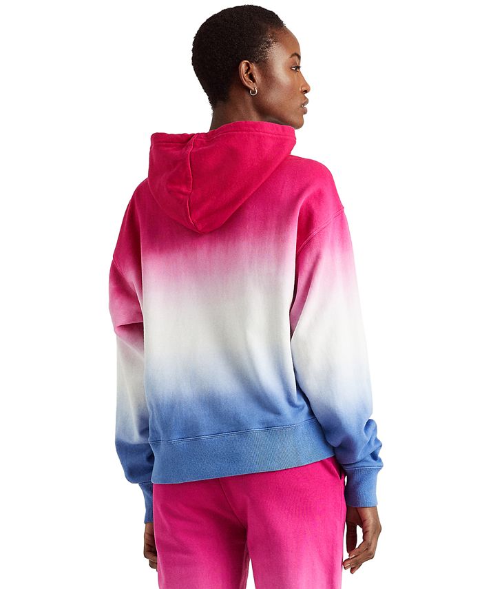 Lauren Ralph Lauren Dip-Dyed Hoodie - Macy's