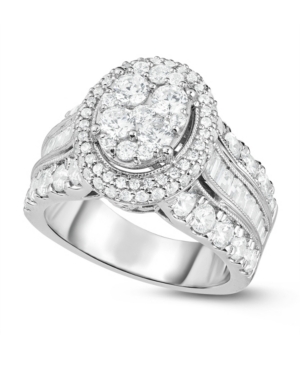Macy's Diamond Ring (3 Ct. T.w.) In 14k White Gold
