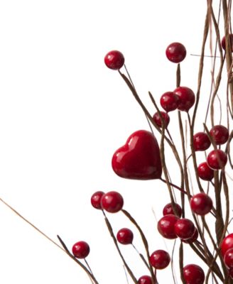 Valentine's Berry Heart Table Tree