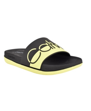 Calvin Klein Women's Brantley Logo Beach Slide Sandals Women's Shoes