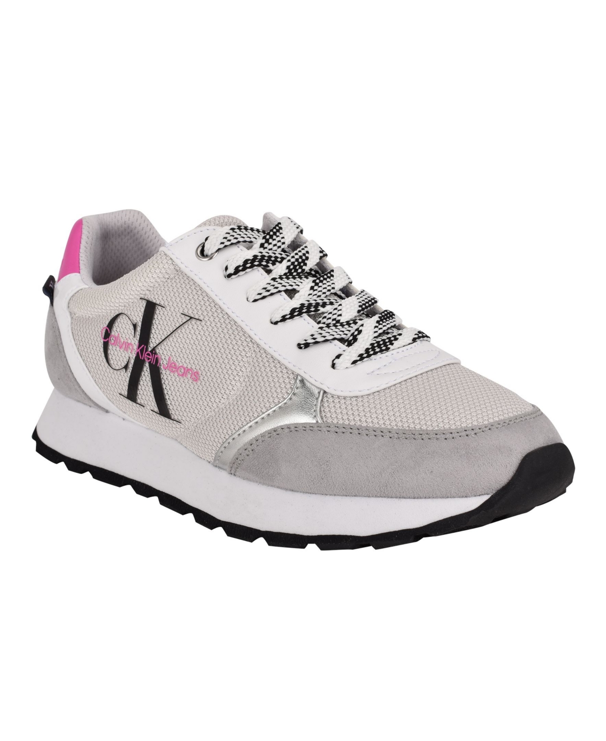 UPC 195182393528 product image for Calvin Klein Jeans Women's Cayle Logo Casual Lace-Up Sneakers Women's Shoes | upcitemdb.com
