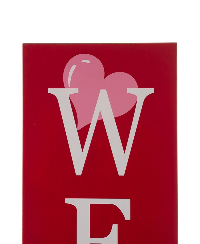 Glitzhome Valentine's Large Porch Sign Decor & Reviews - Shop All ...