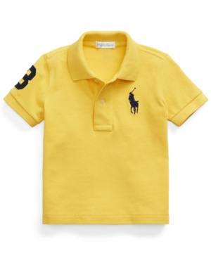 Ralph Lauren Baby Boys Classic Fit Cotton Mesh Polo