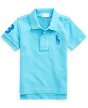 Ralph Lauren Baby Boys Classic Fit Cotton Mesh Polo