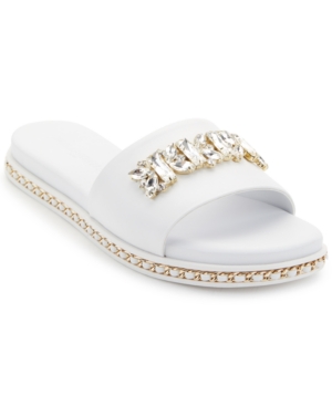 Karl Lagerfeld Paris Women's Bijou Slide Sandals Women's Shoes