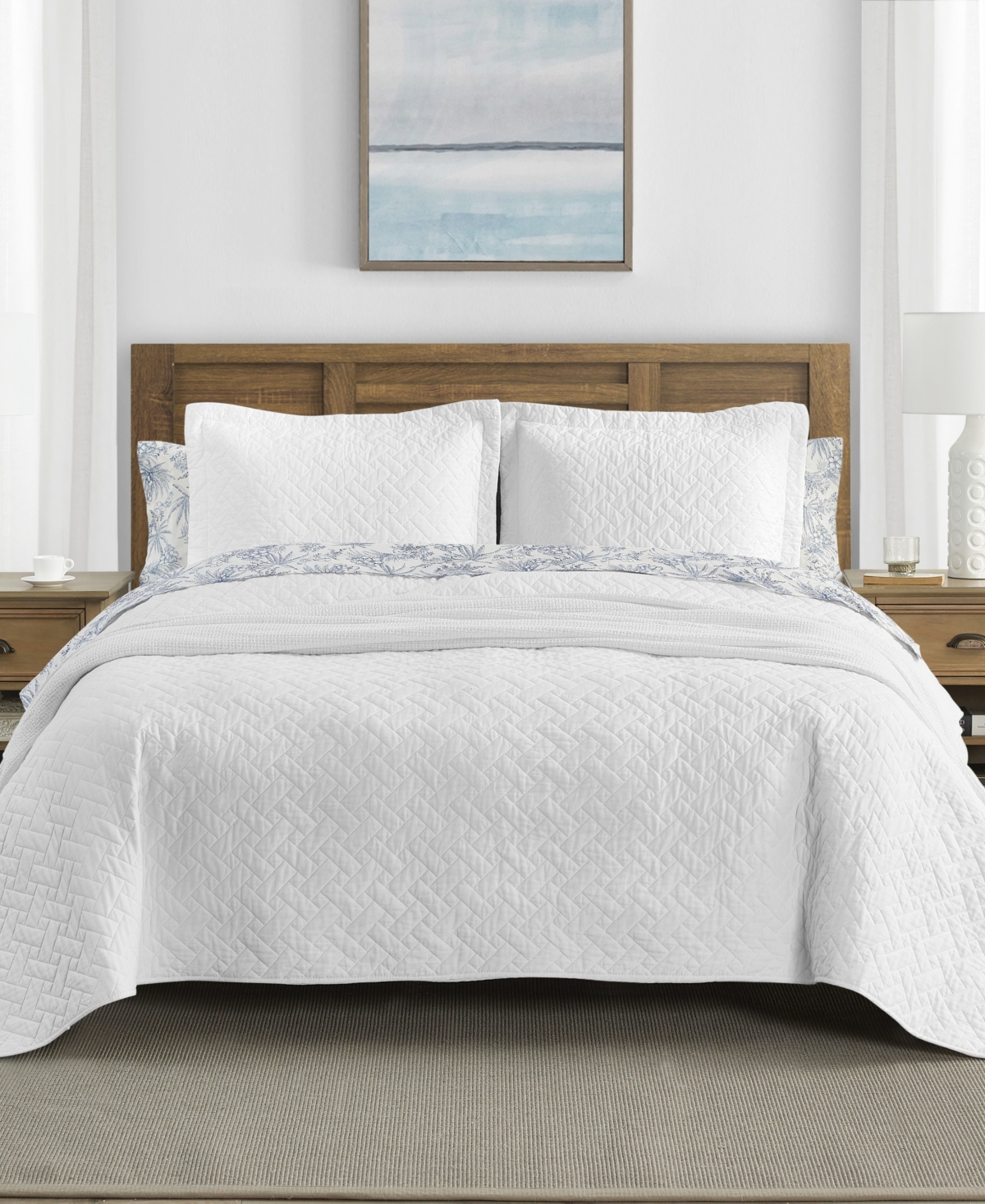 UPC 883893684942 product image for Tommy Bahama Solid Raffia Quilt Set, Twin Bedding | upcitemdb.com